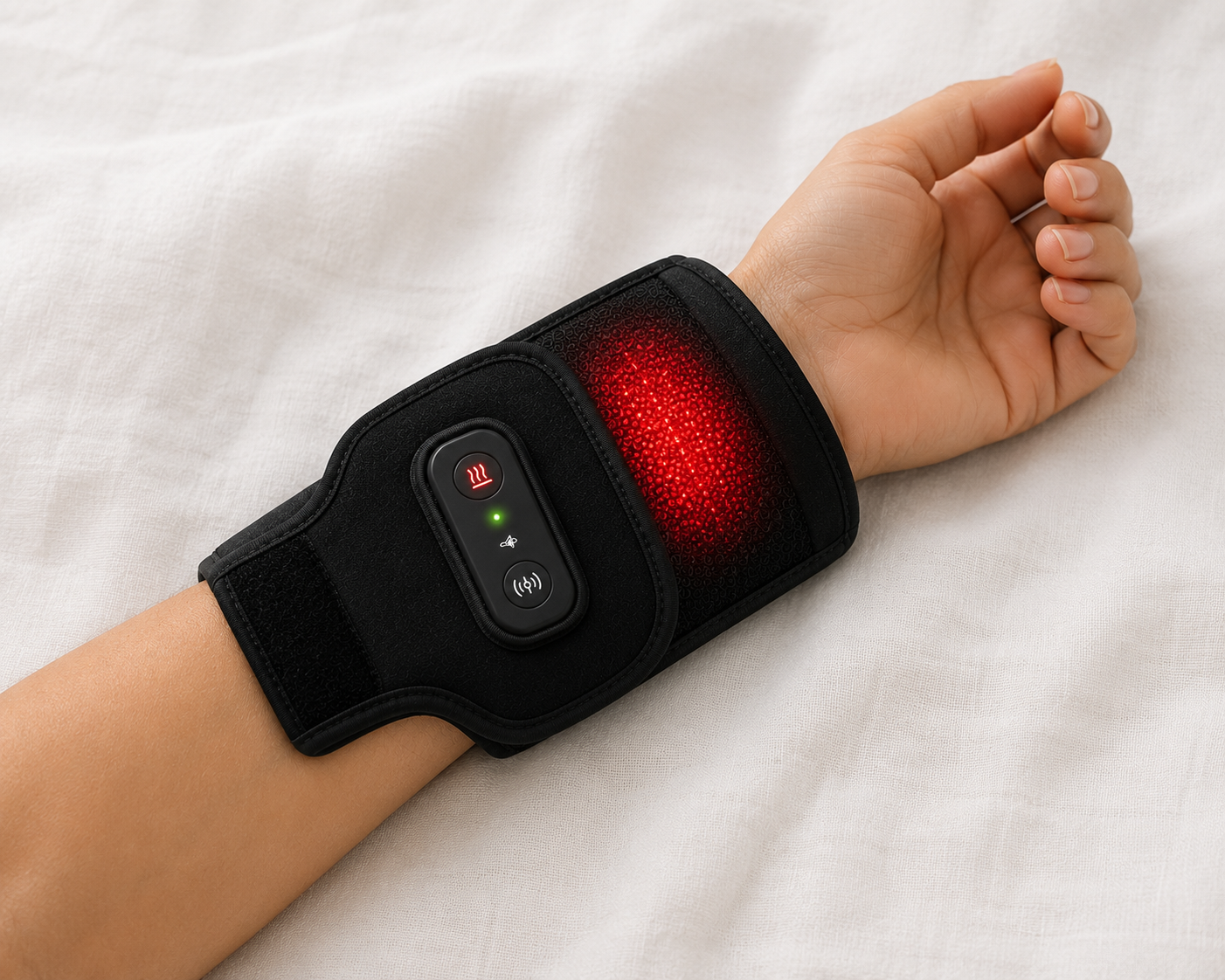 Red Light + Vibration Wrist Wrap