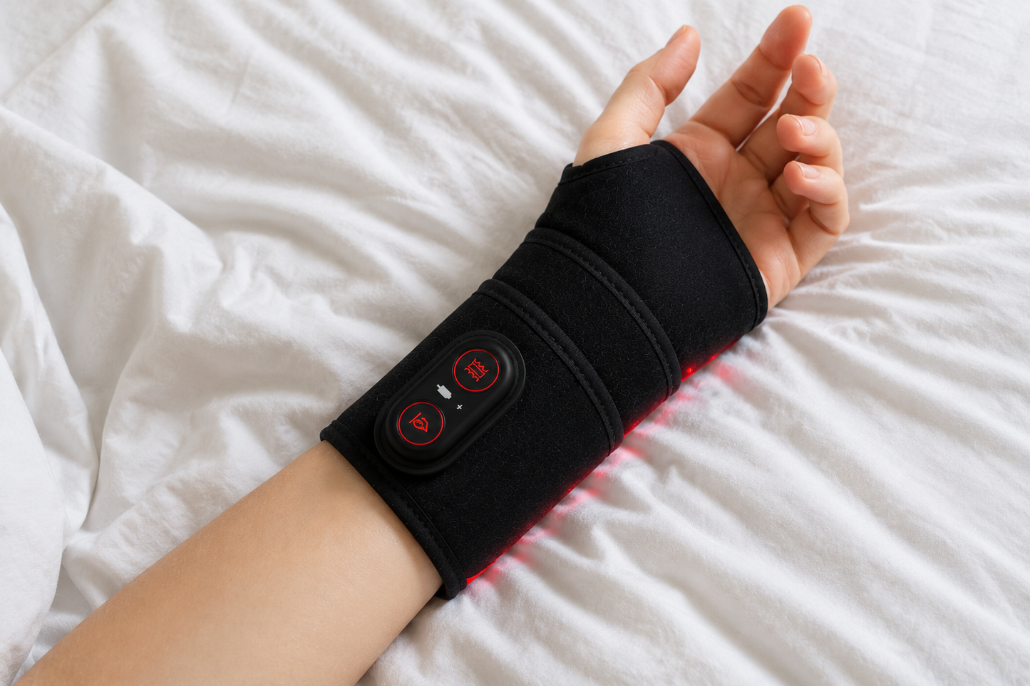 Red Light + Vibration Wrist Wrap
